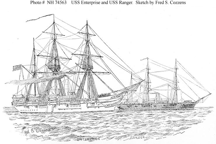 Photo #: NH 74563  USS Enterprise USS Ranger