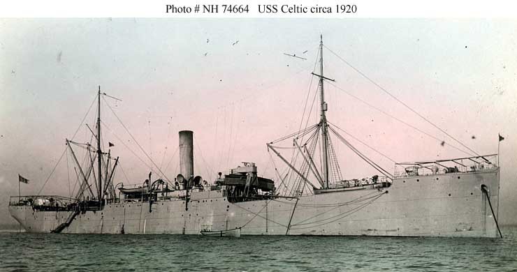 Photo #: NH 74664-KN USS Celtic