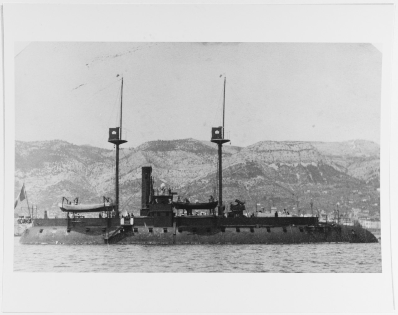 MITRAILLE (French Armored Gunboat, 1886-1912)
