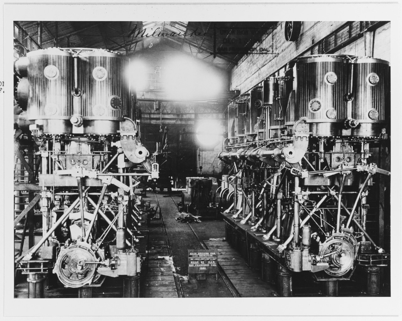 Photo #: NH 75177  Triple-expansion steam engines