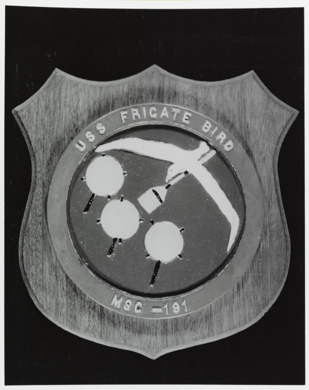 Insignia: USS FRIGATE BIRD (MSC-191)