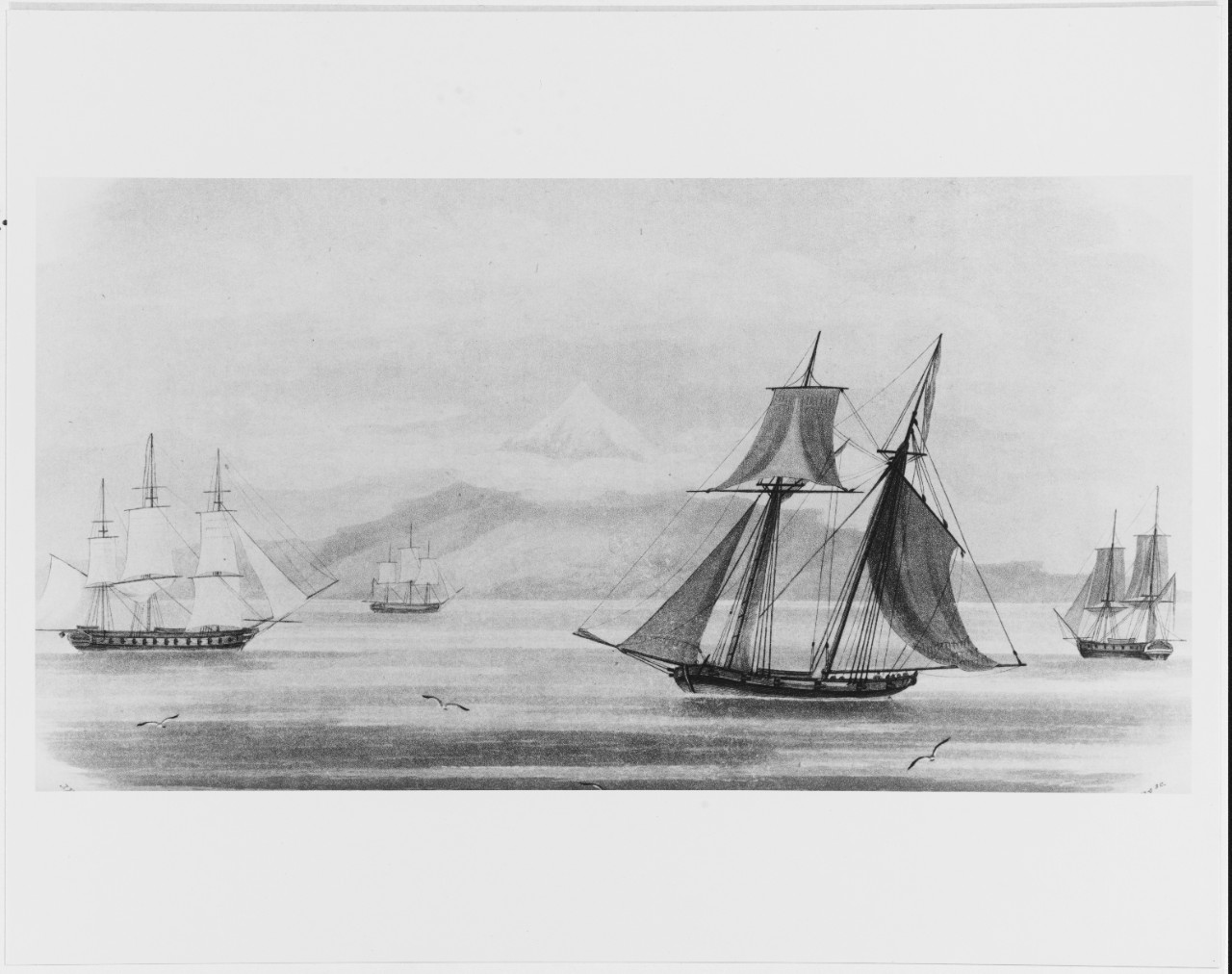 "Peake of Teneriffe", Canary Islands Engraving, 1818