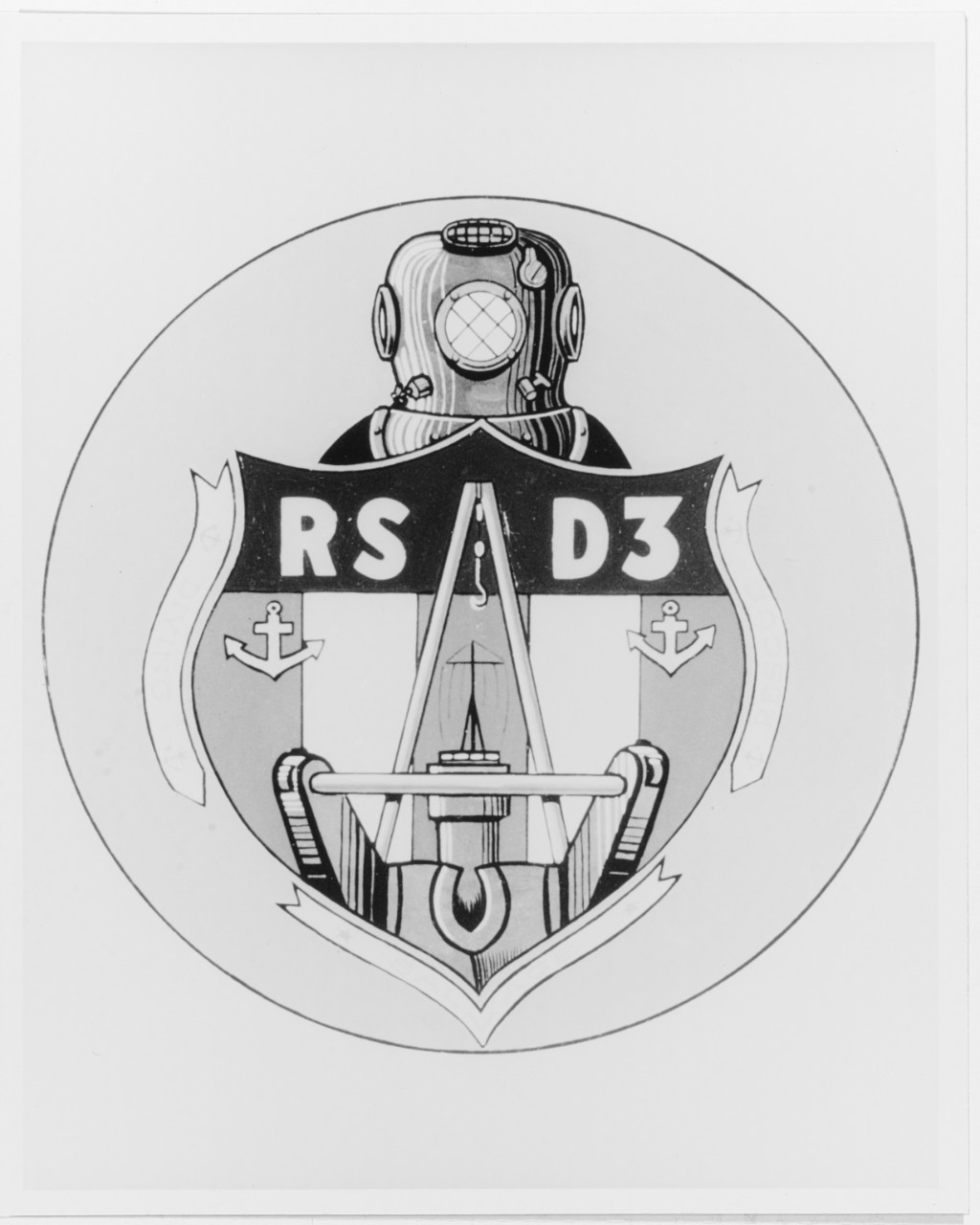 Insignia:  USS SALVAGER (ARSD-3)