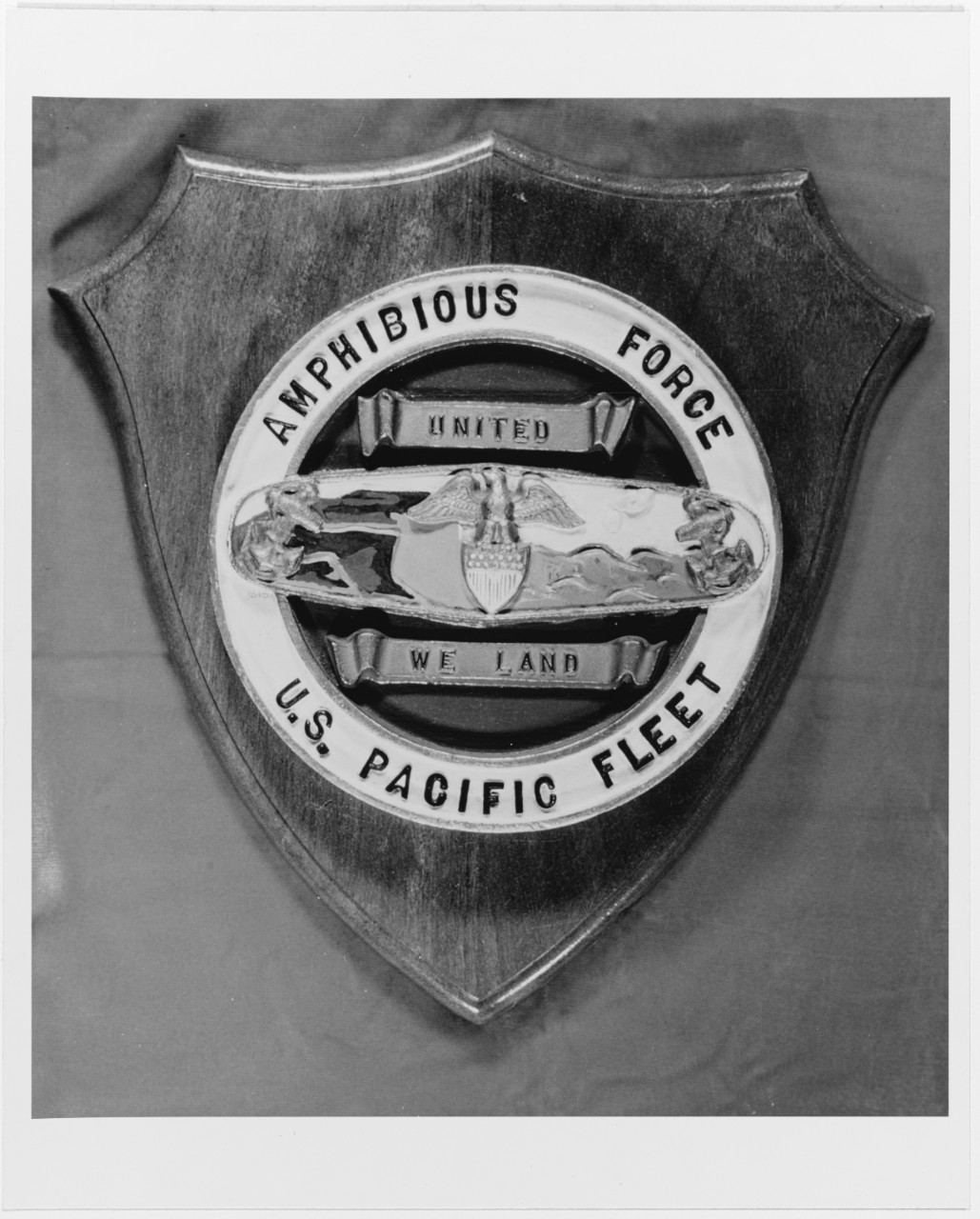 Insignia:  Amphibious Force, U.S. Pacific Fleet.