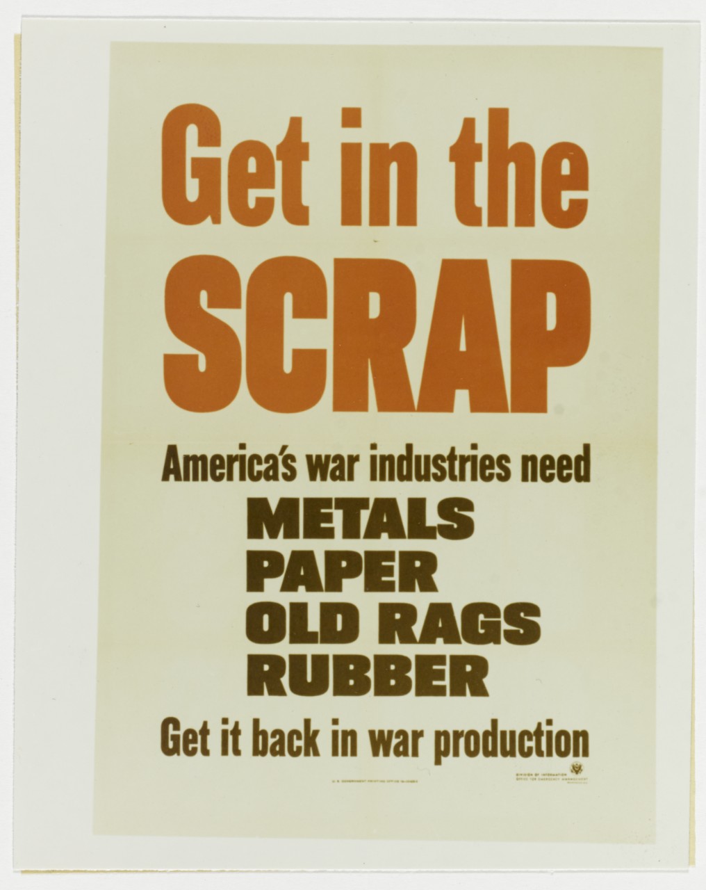 World War II poster