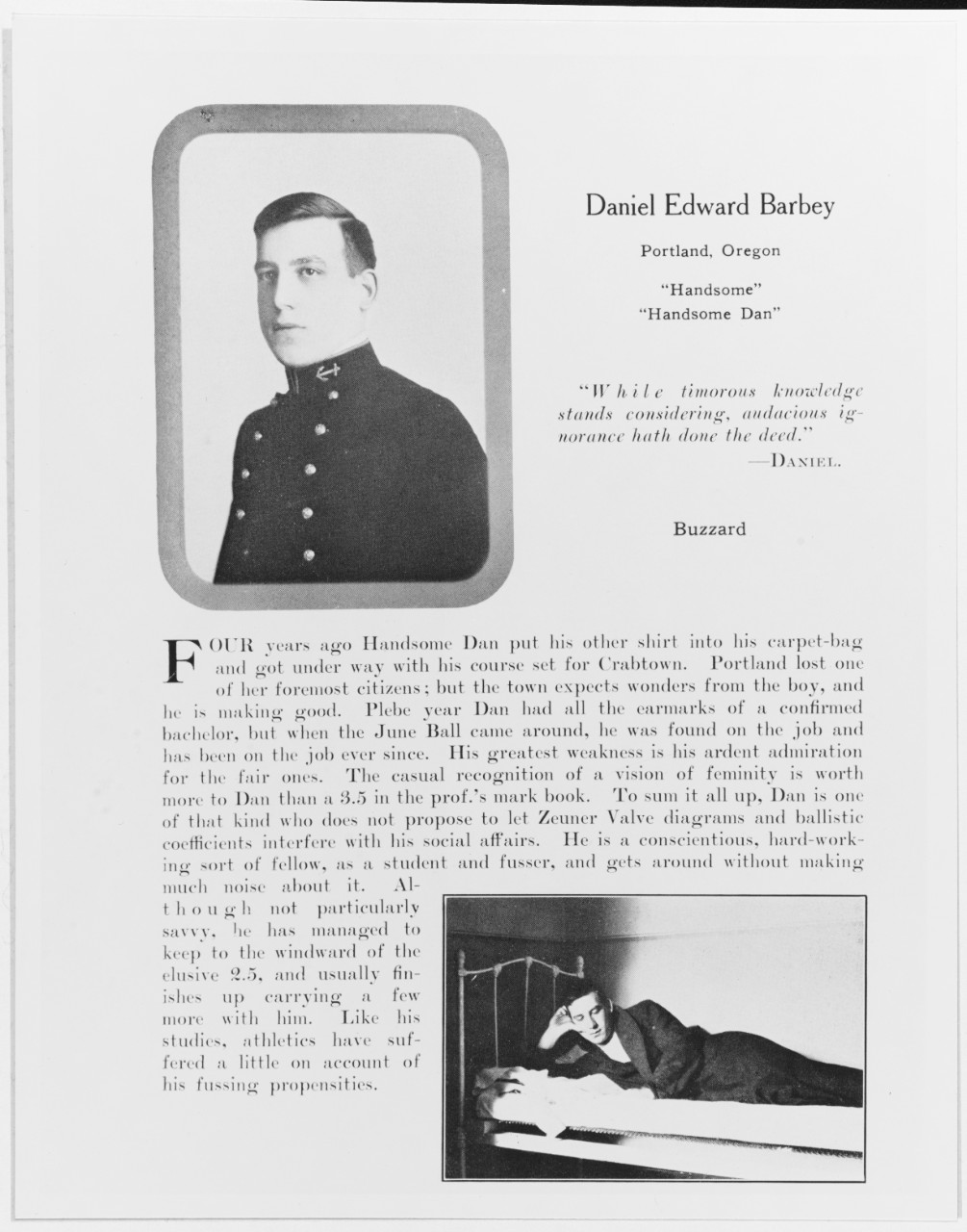 Daniel Edward Barbey (1889-1969), Vice Admiral, USN