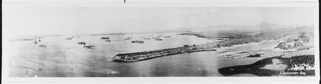 Photo #: NH 76416  U.S. Atlantic Fleet at Guantanamo Bay, Cuba, circa 1916-1917
