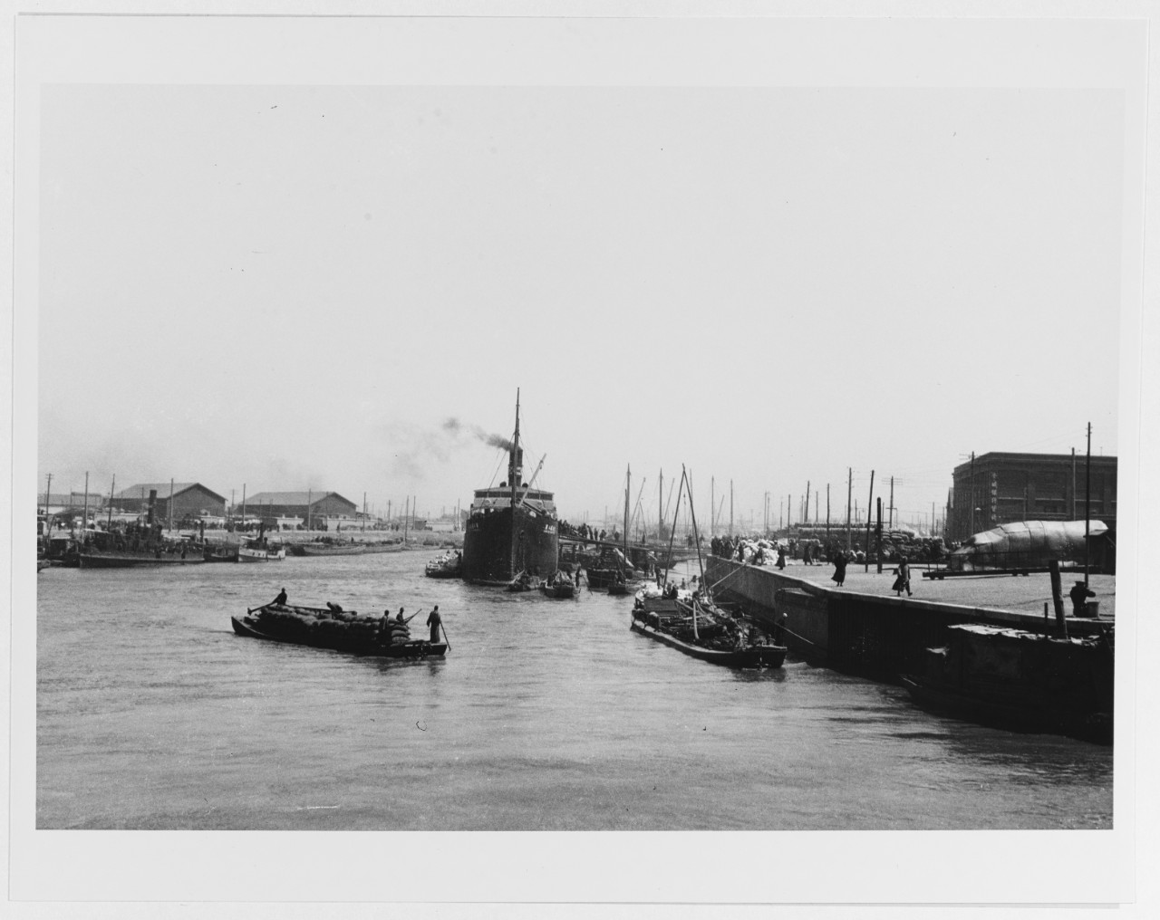 Chinese harbor scene