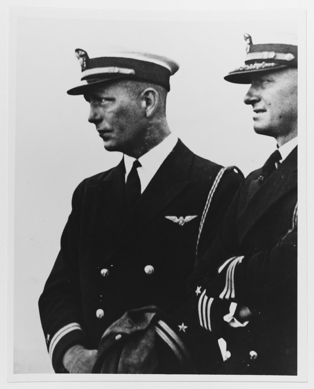 Lieutenant Arthur W. Radford, USN, and Commander Chester W. Nimitz, USN