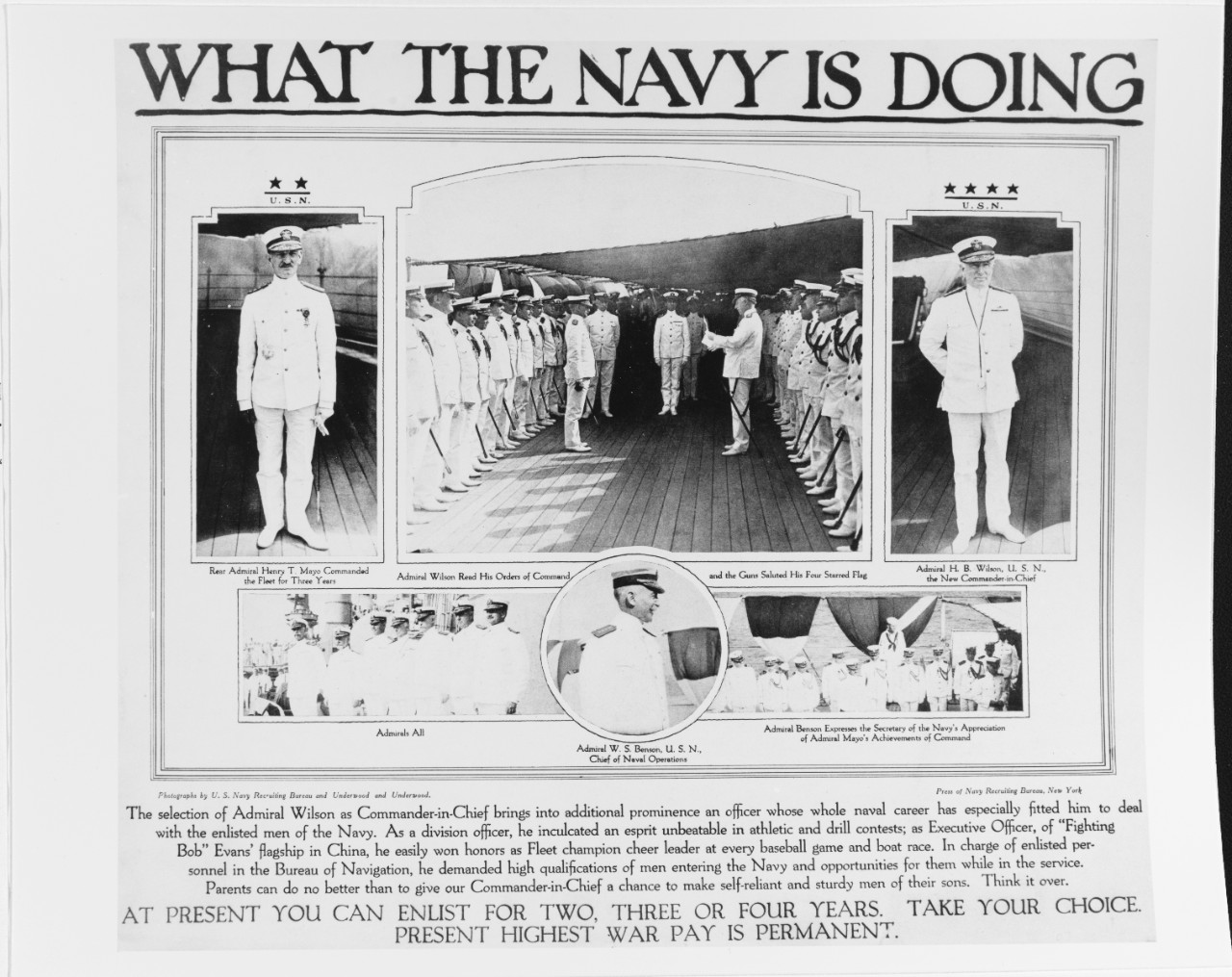Recruiting Poster: What the Navy is Doing
