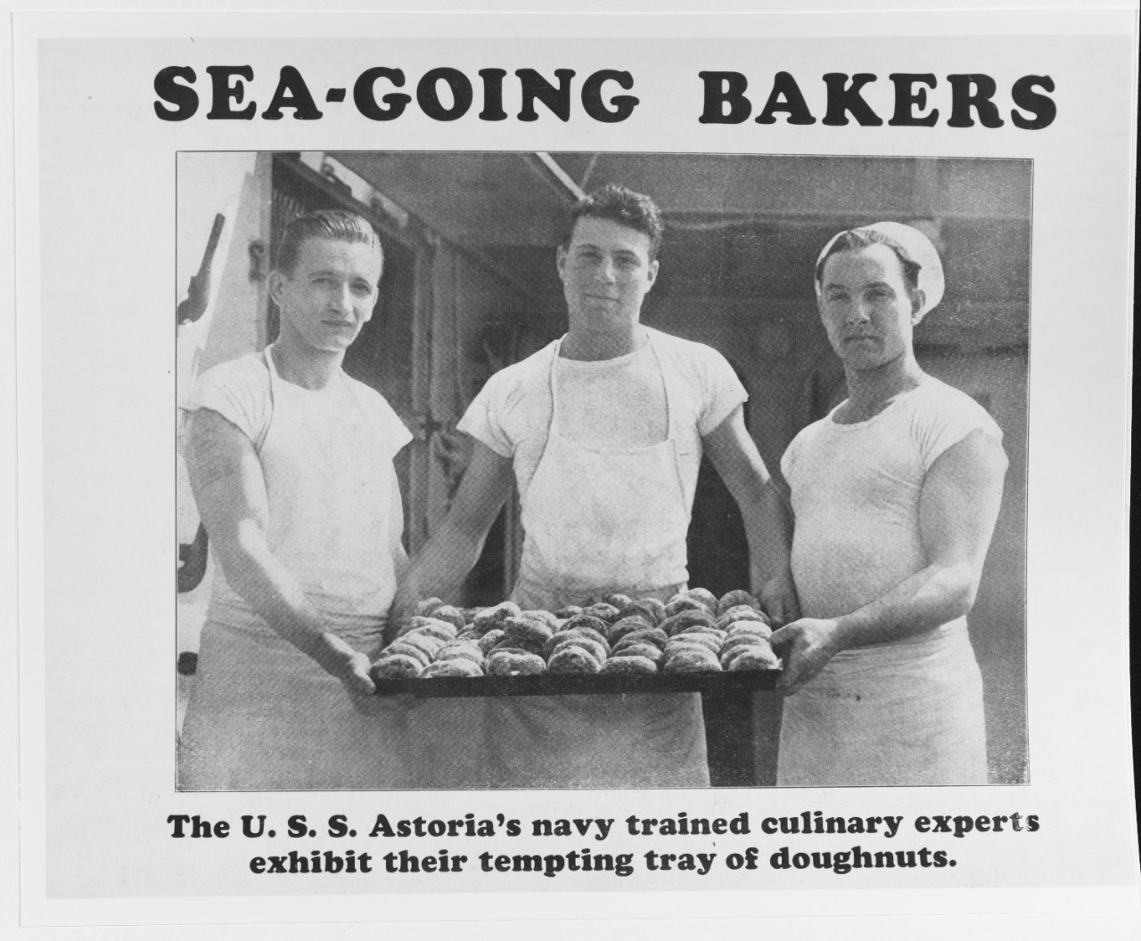 Recruiting poster:  Sea-going Bakers
