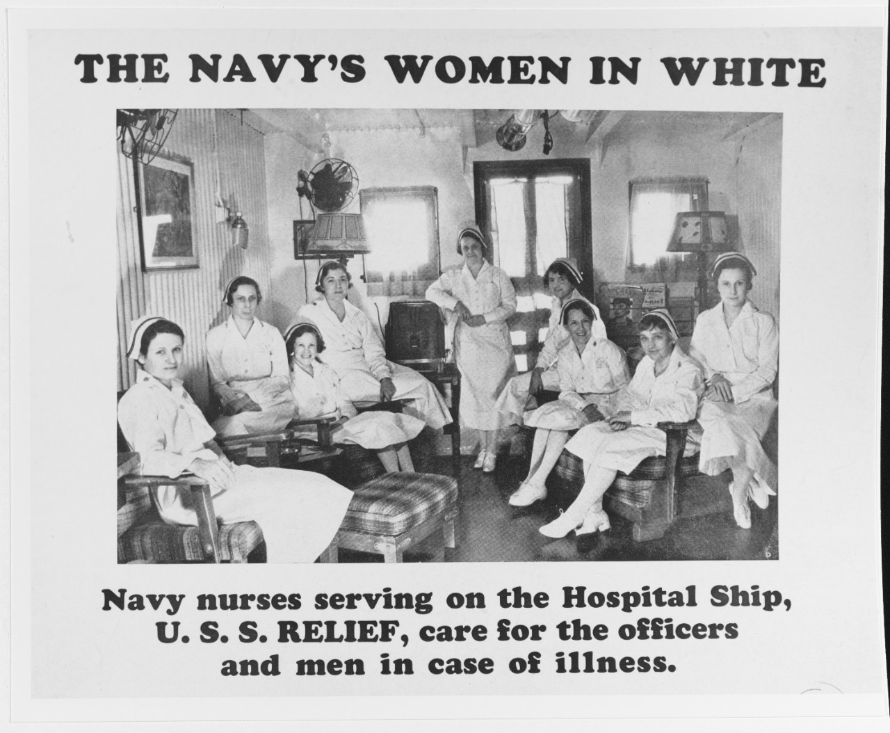Recruiting poster:  The Navy's Women in White