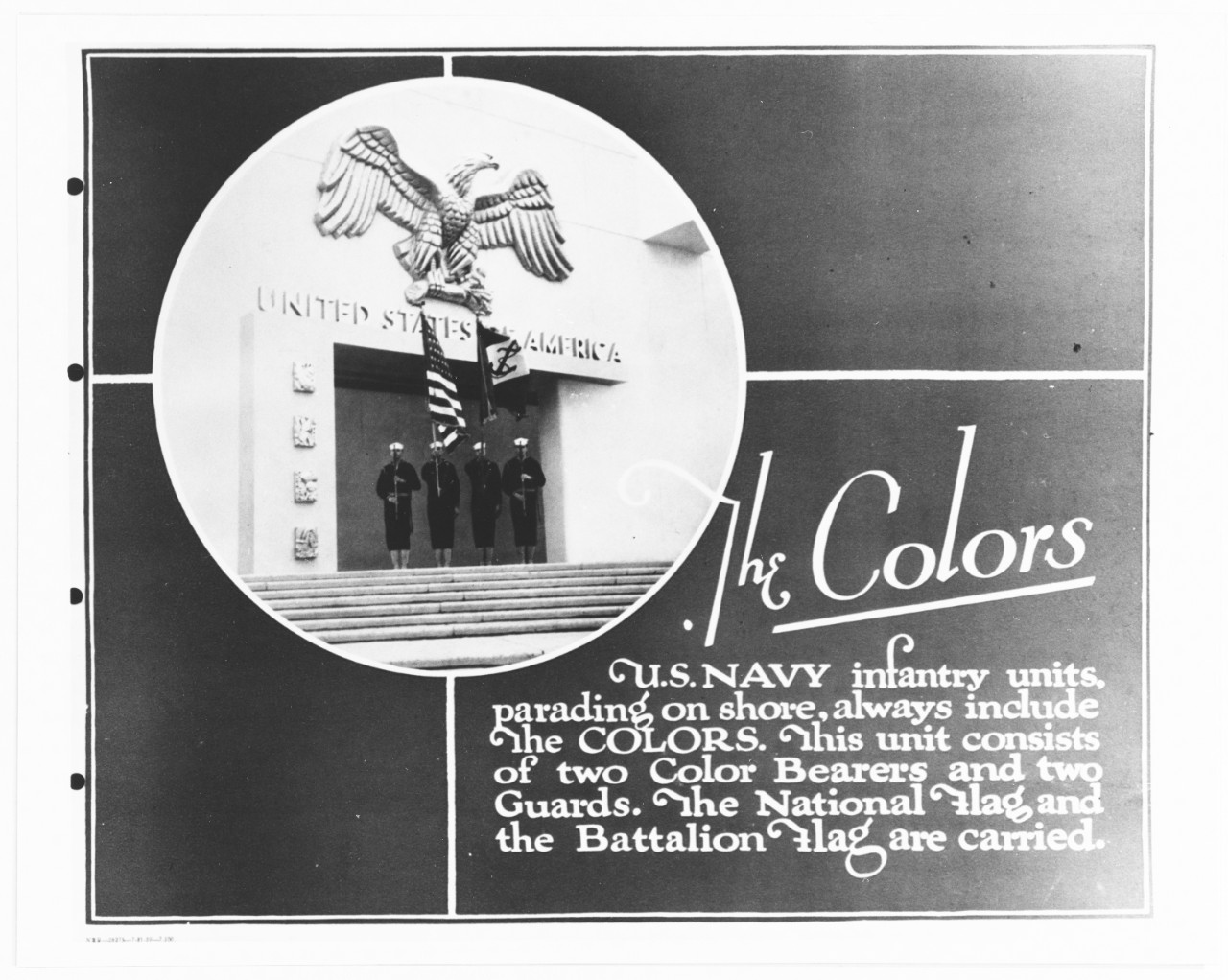 Recruiting poster, "The Colors"