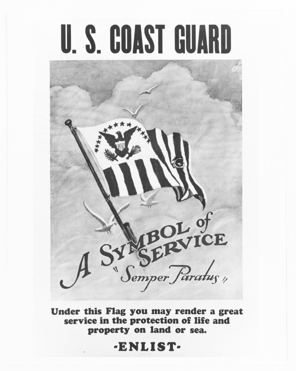 Coast Guard recruiting poster