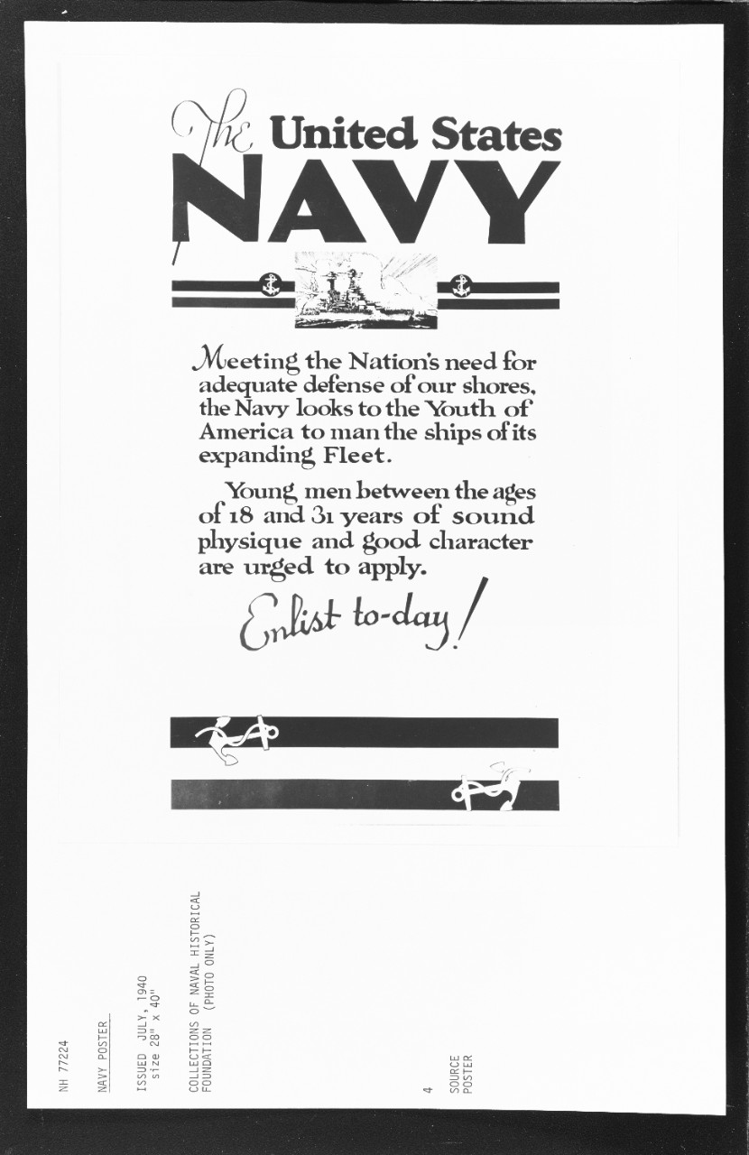 Navy poster, "The United States Navy"