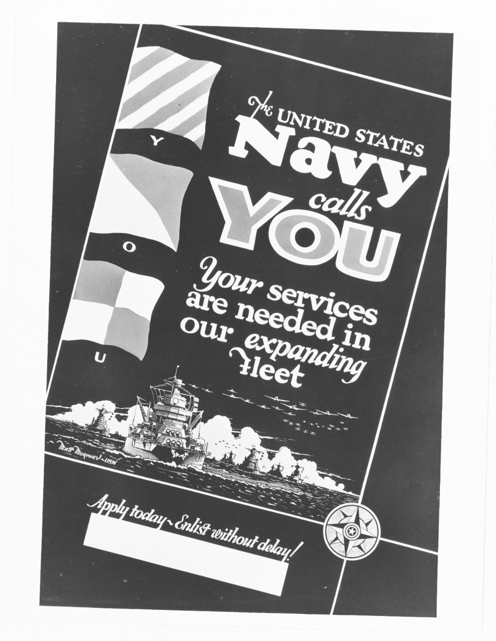 Navy poster, "The United States Navy calls You"