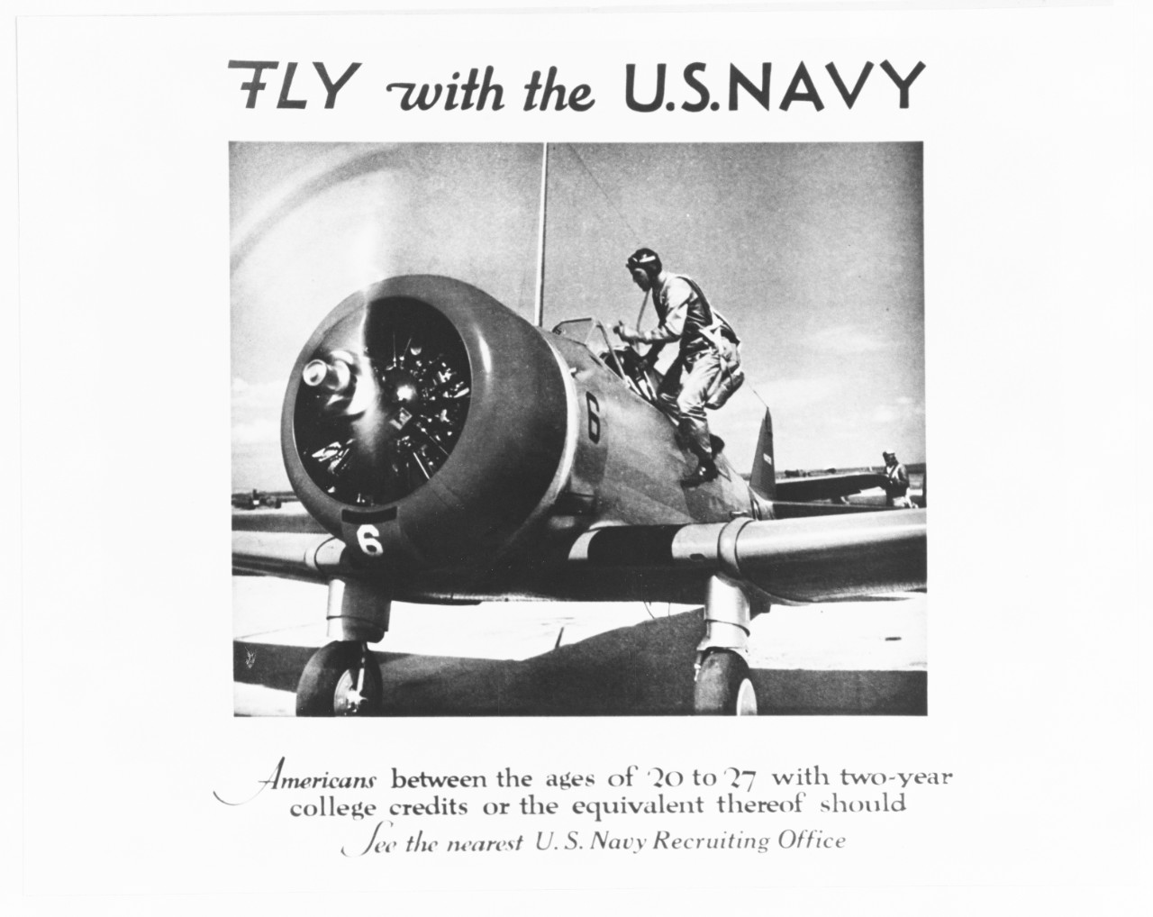 Navy poster, "Fly with the U.S. Navy"