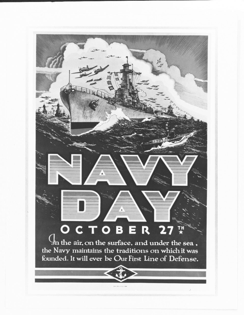Navy Day poster