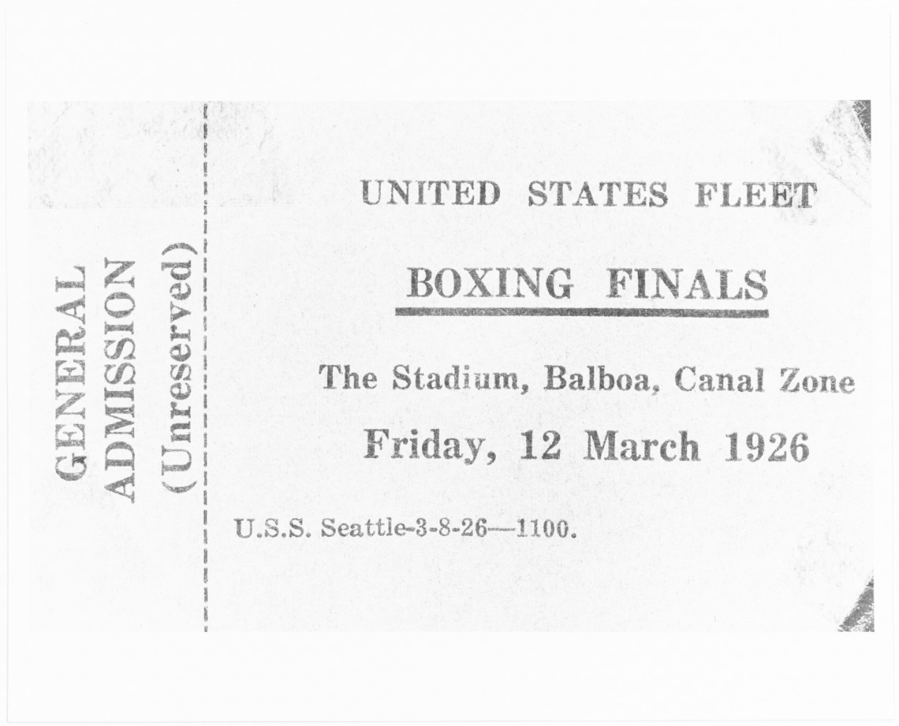 Photo #: NH 77303  United States Fleet Boxing Finals