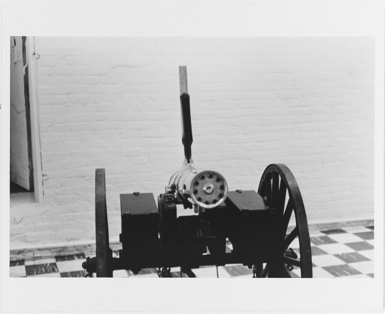 .30 caliber Gatling Gun on Field Carriage