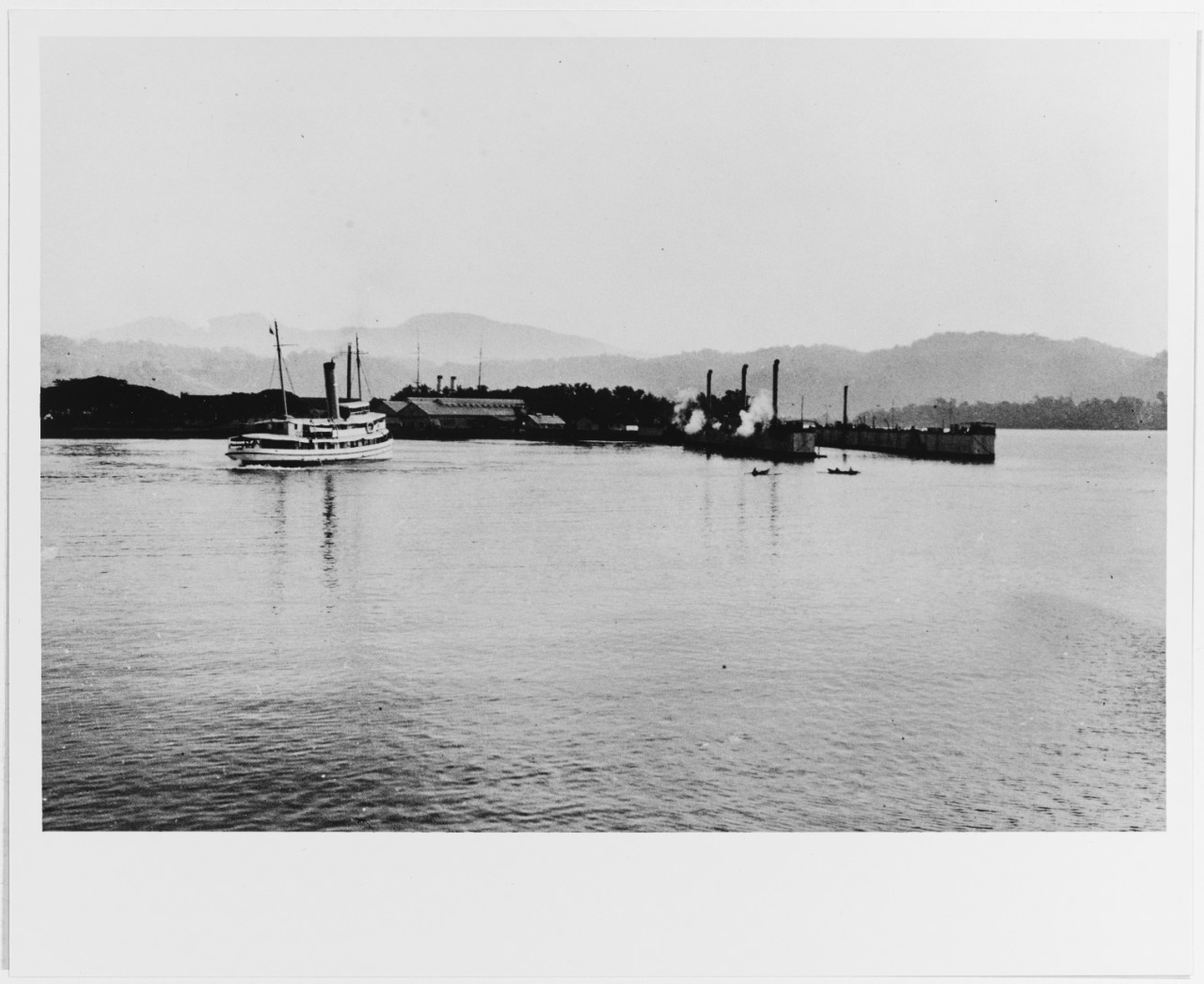 Dewey dry dock, Olongapo, Philippine Islands, circa 1936-1937.