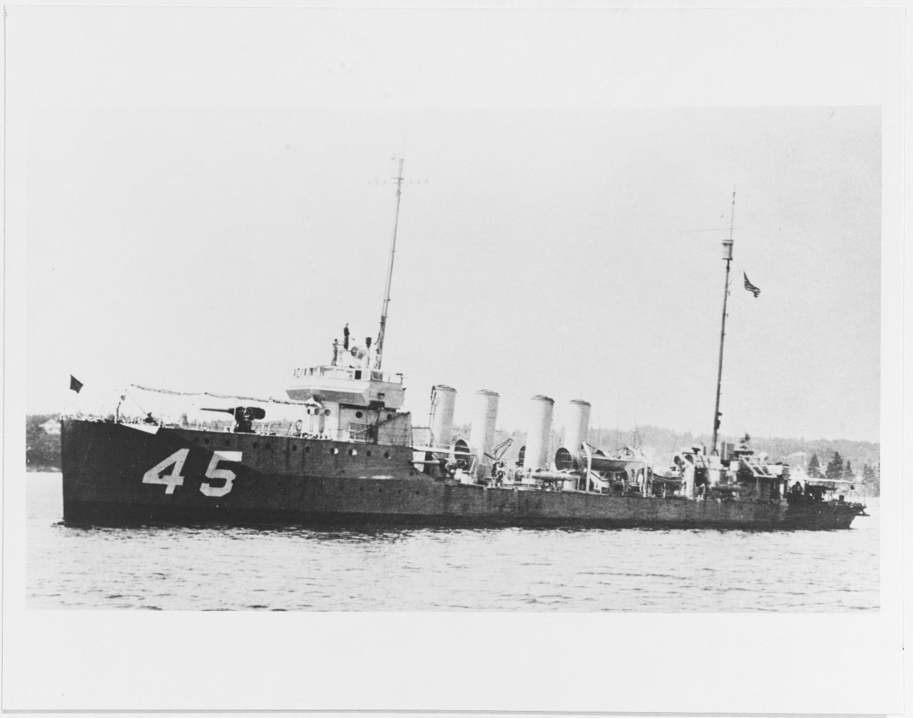 USS DOWNES (DD-45)