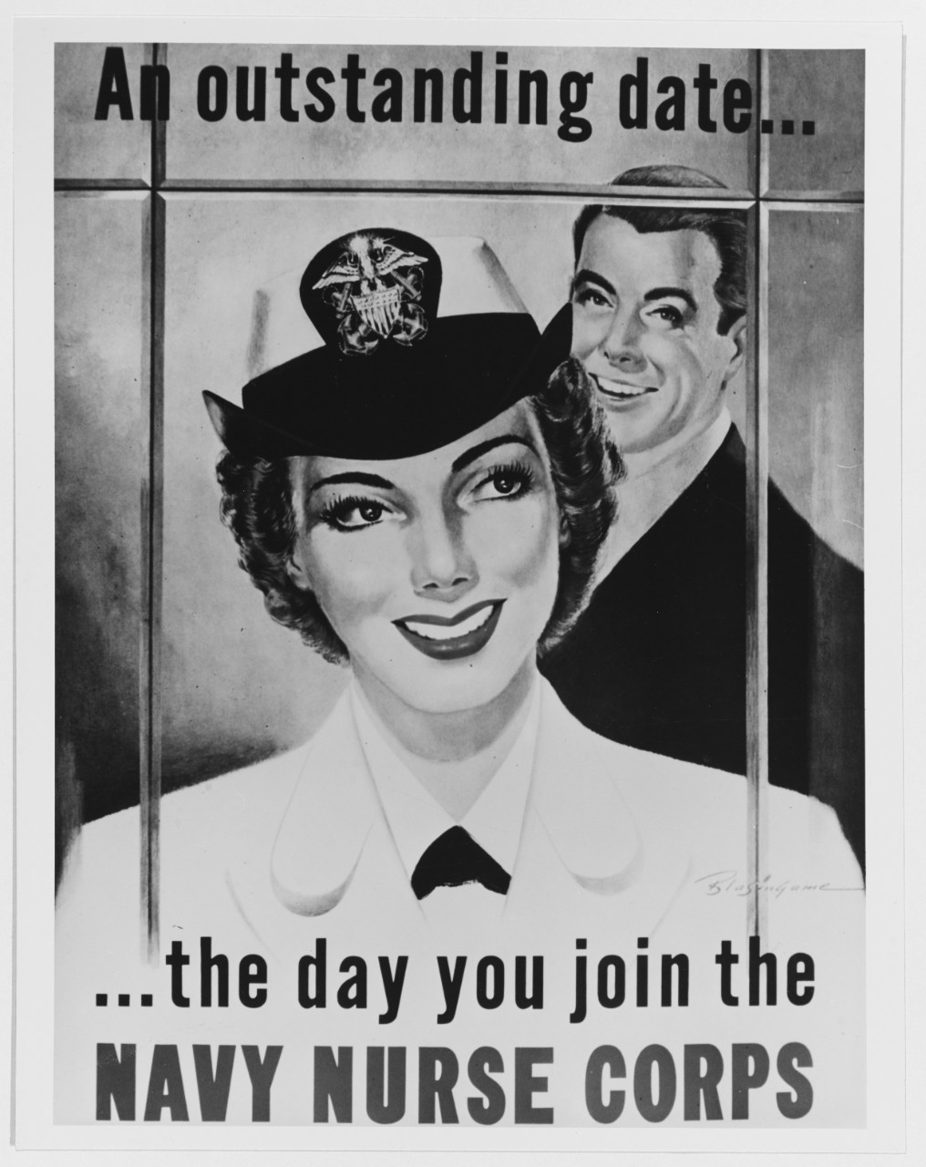 NH 78826 Navy Nurse Recruiting Poster