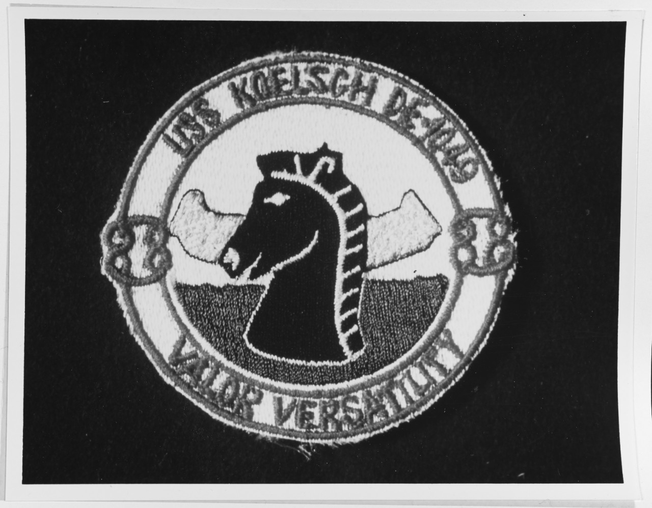 Insignia:  USS KOELSCH (DE-1049)