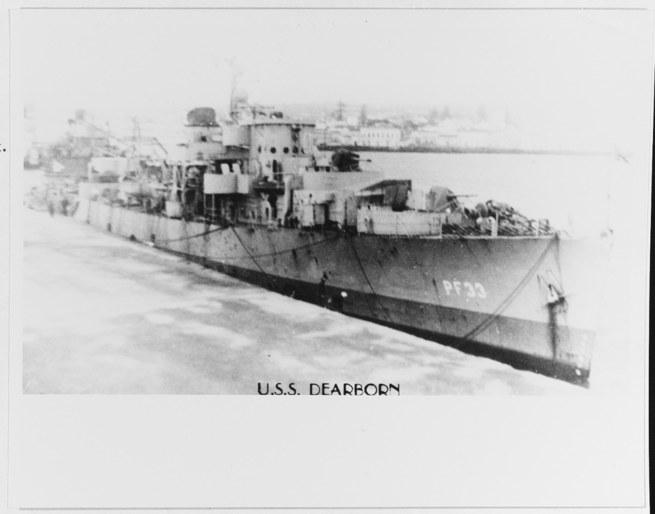 Photo #: NH 78997  USS Dearborn