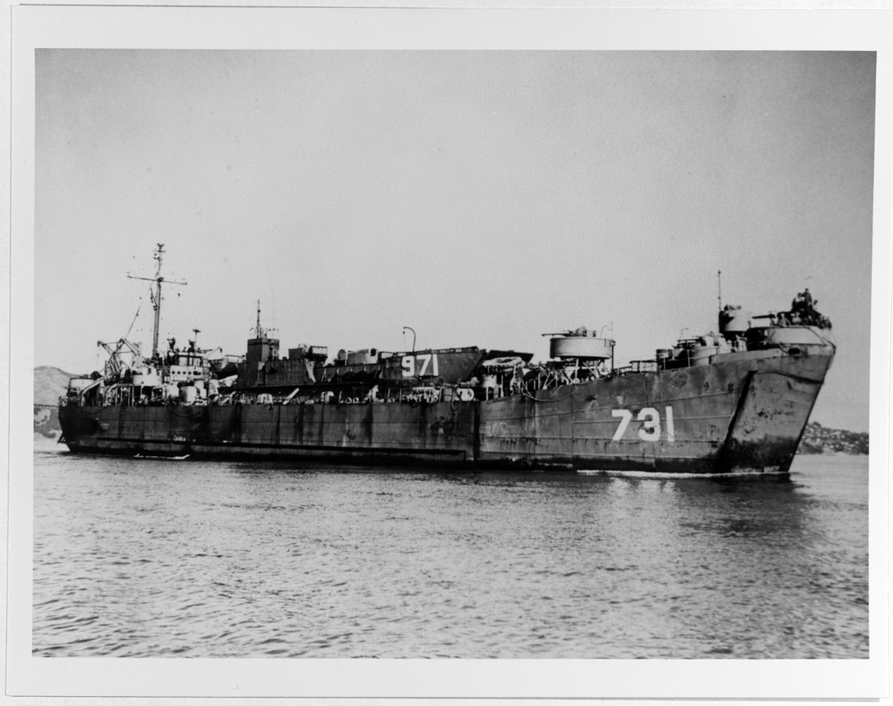 USS LST-731 (later:  USS DOUGLAS COUNTY)