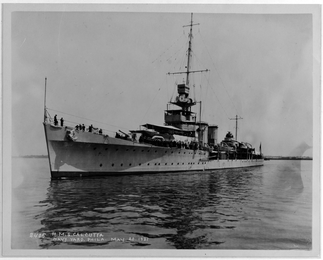 CALCUTTA (British light cruiser, 1918-1941)