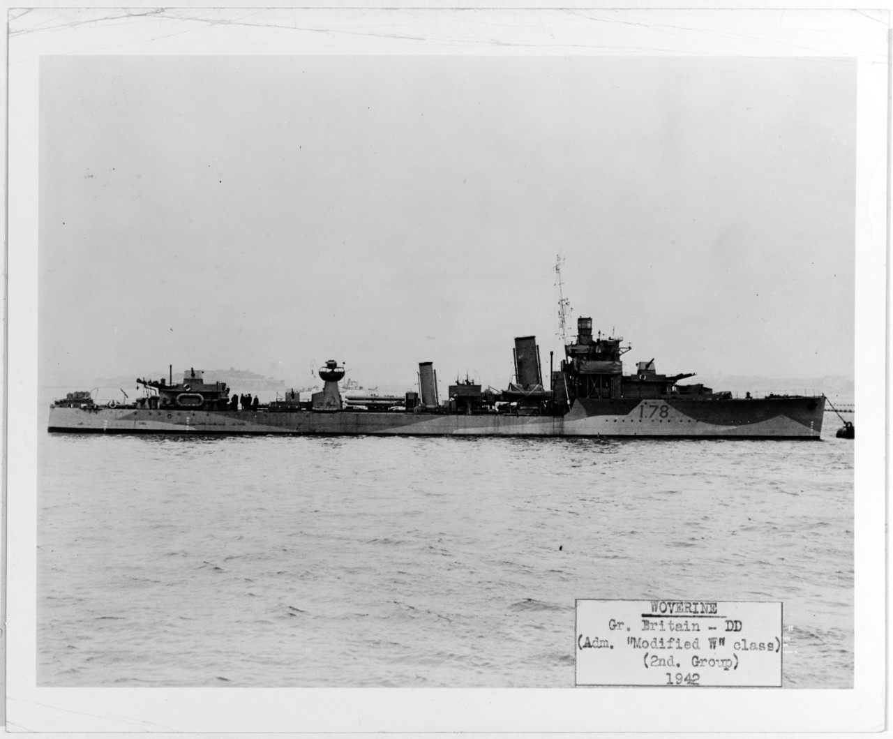 WOLVERINE (British destroyer, 1919-1946)