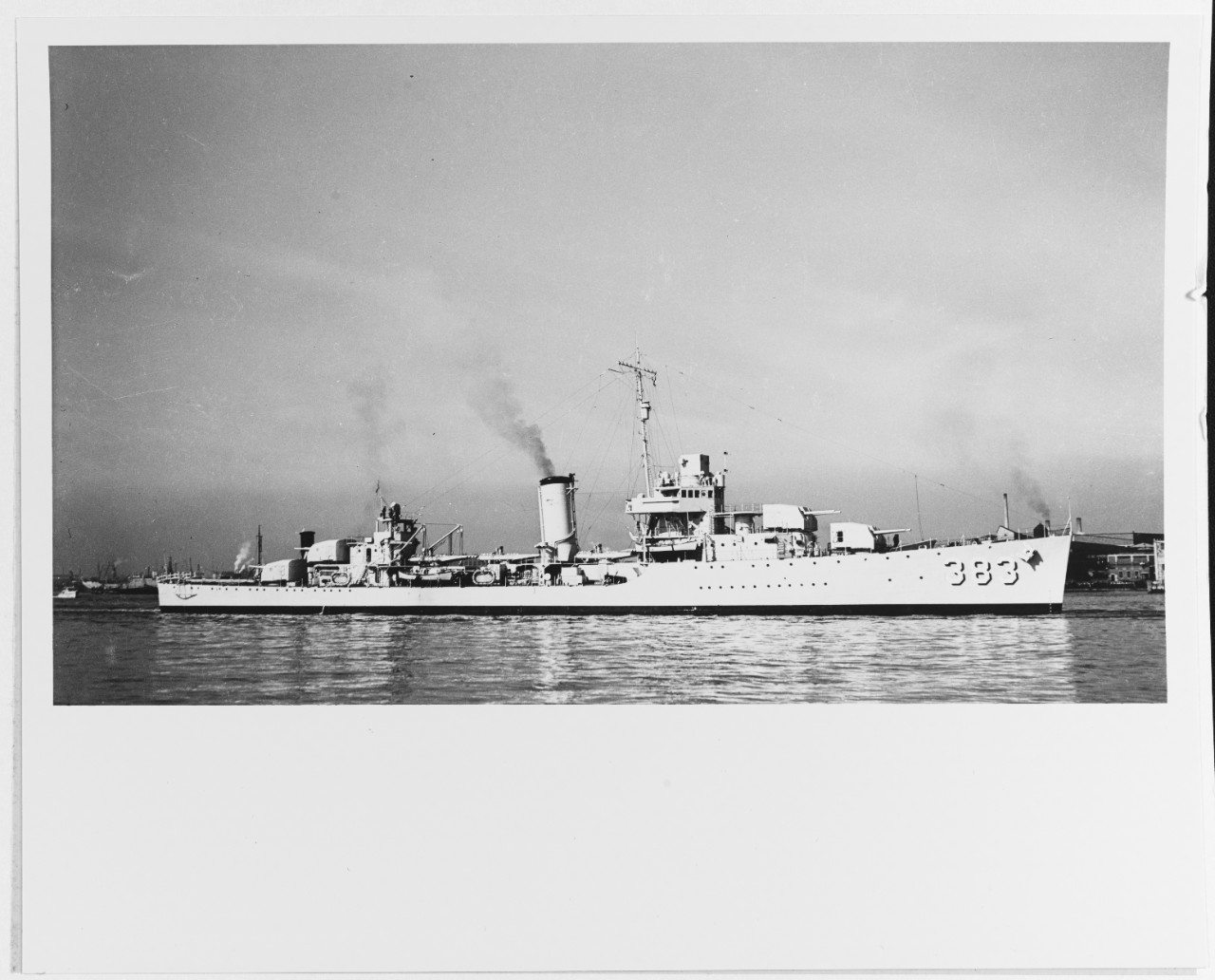 USS WARRINGTON (DD-383)