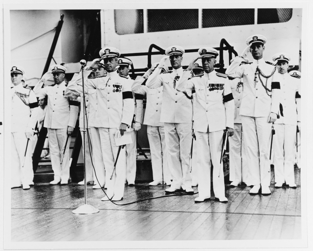Photo #: NH 81734  Asiatic Fleet Change of Command, 25 July 1939