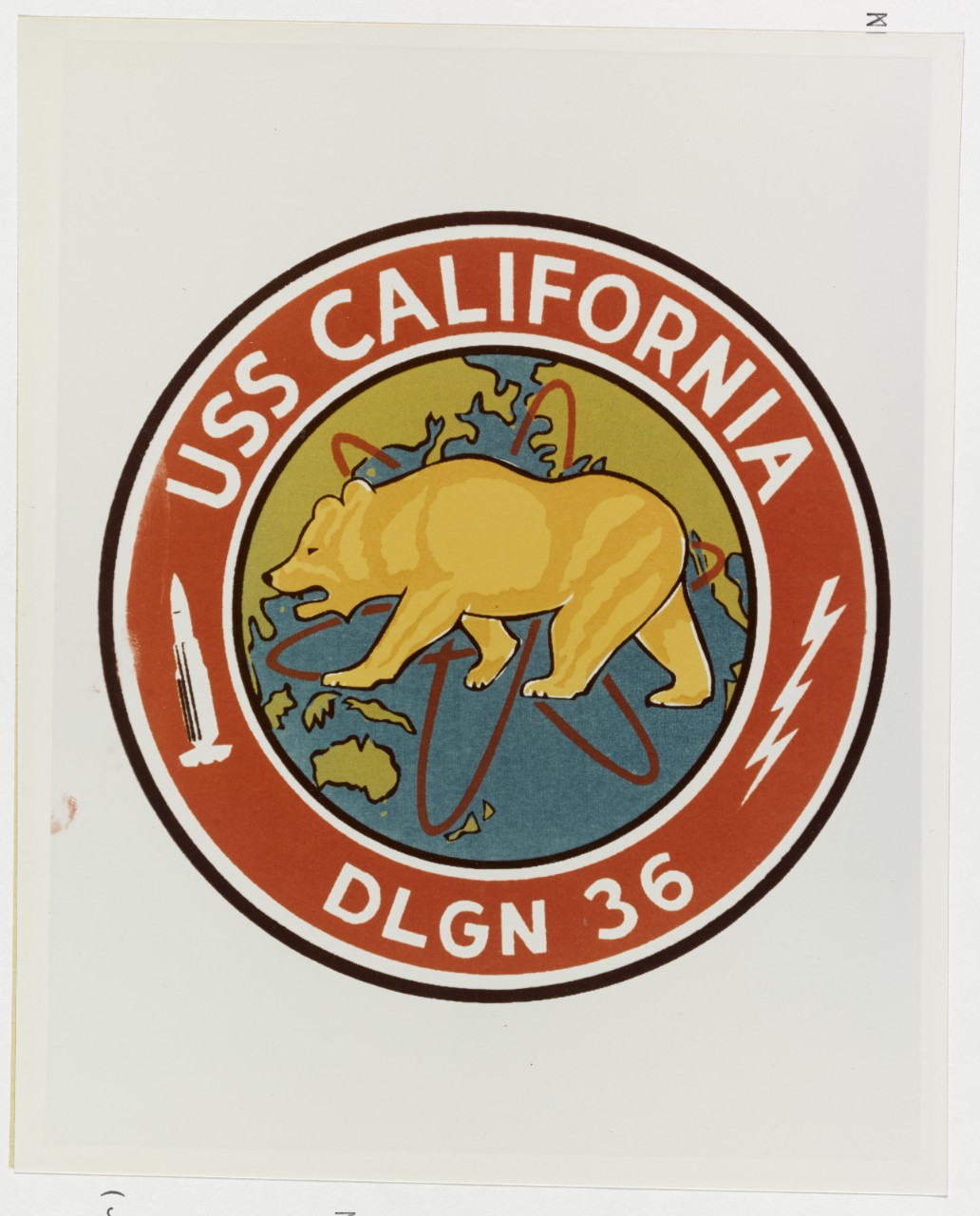 Insignia: USS CALIFORNIA (DLGN-36)