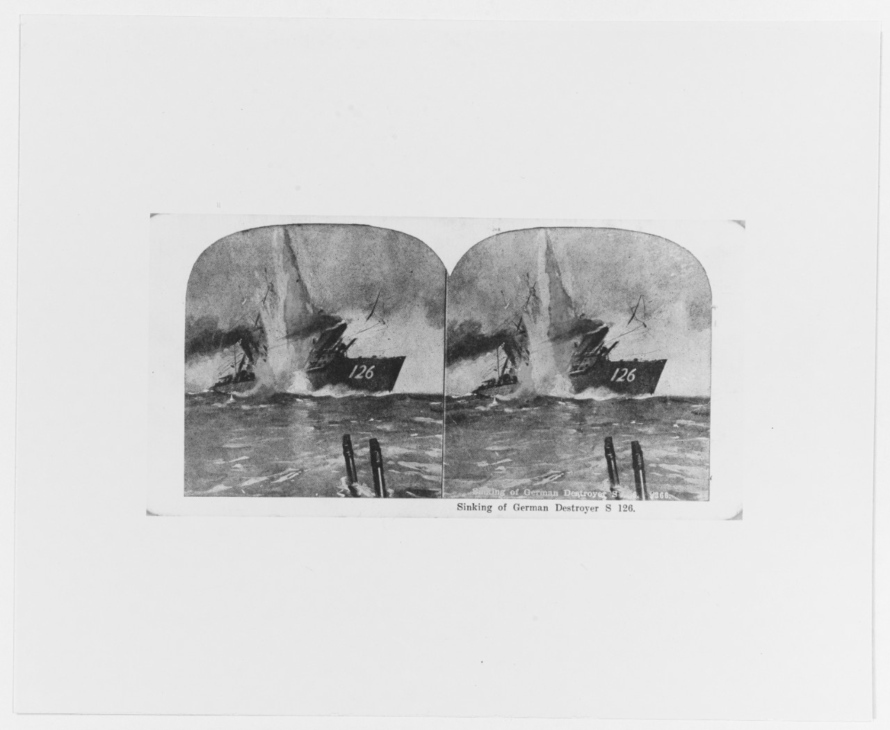 Sinking of German Destroyer S 126