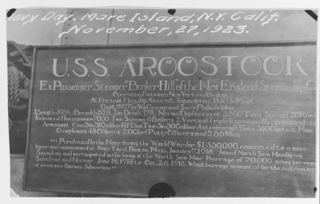 Photo #: NH 82790  USS Aroostook