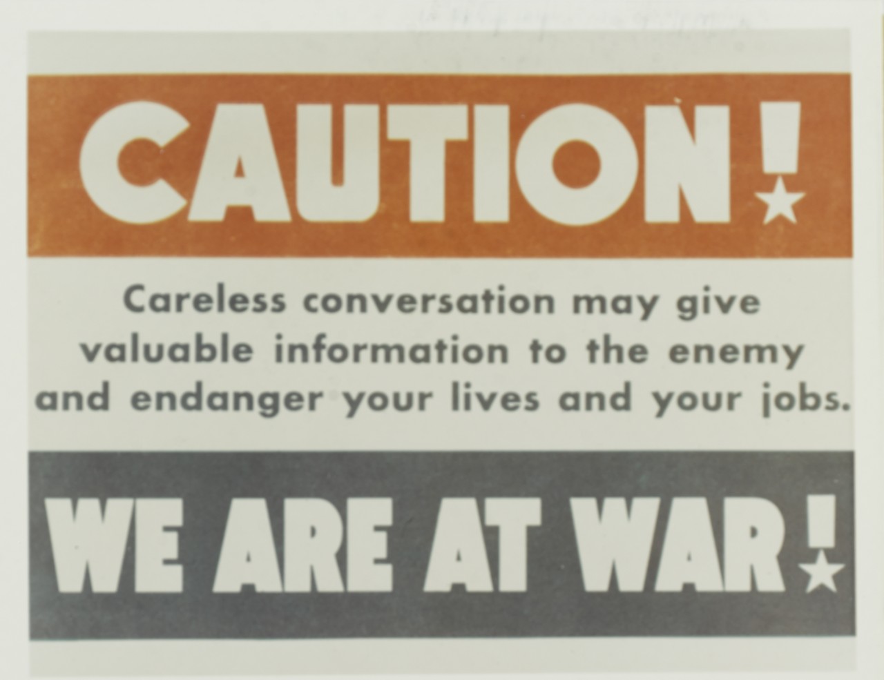 World War II Production Poster