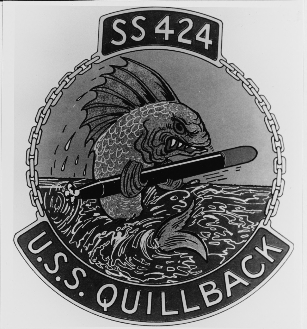 Insignia:  USS QUILLBACK (SS-424)