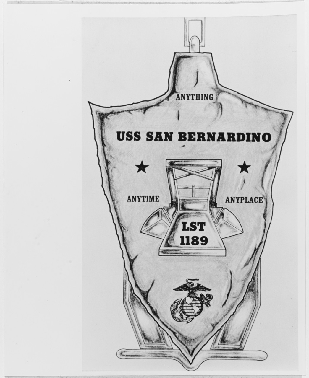 Insignia:  USS SAN BERNARDINO (LST-1189)