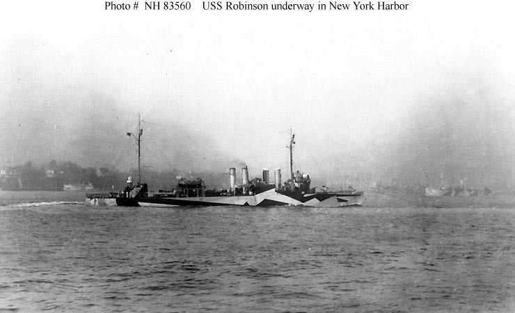 Photo #: NH 83560  USS Robinson