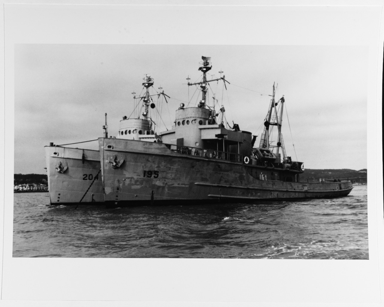 USS TATNUCK (ATA-195) and USS WANDANK (ATA-204)