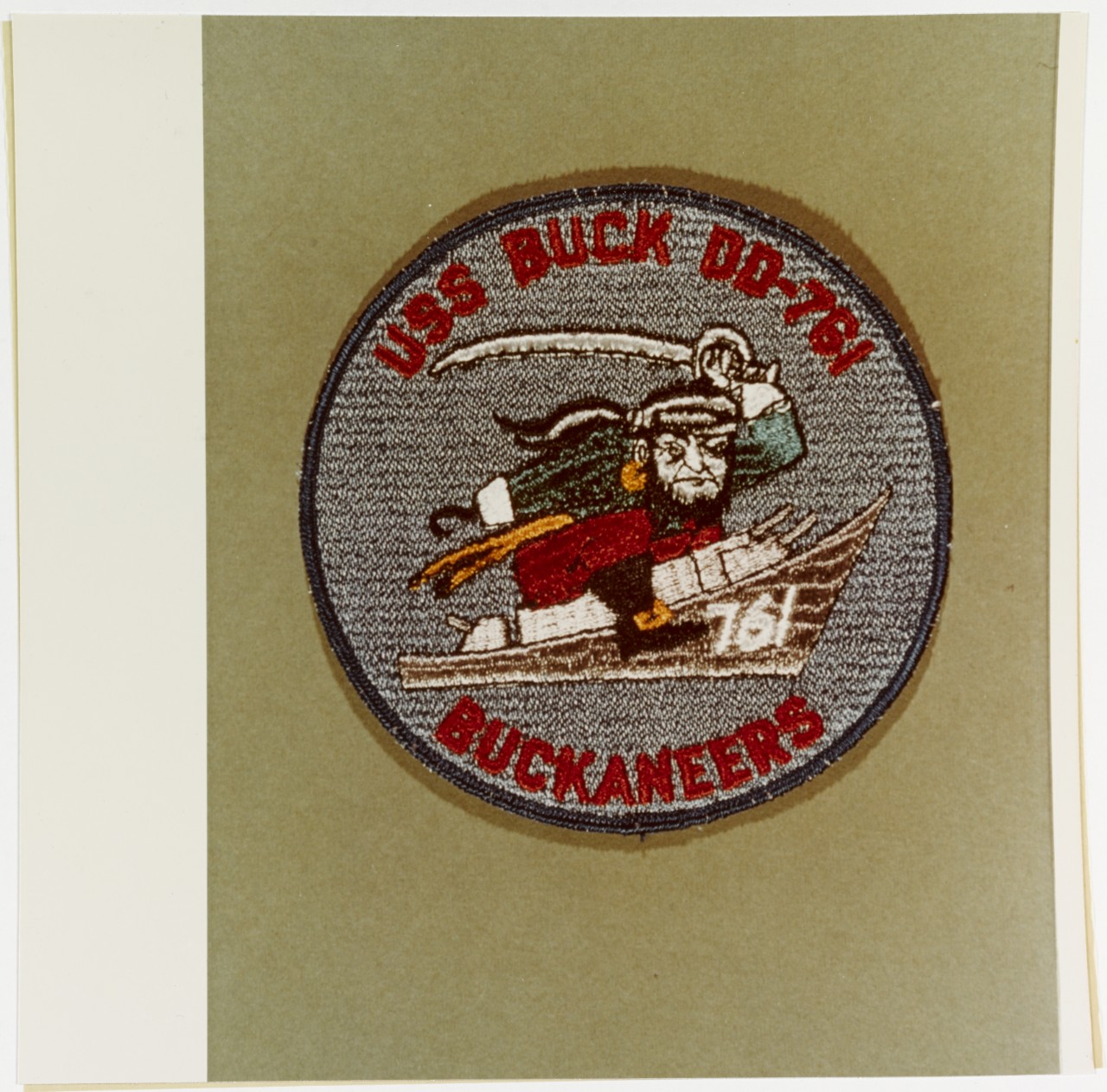 Insignia:  USS BUCK (DD-761)