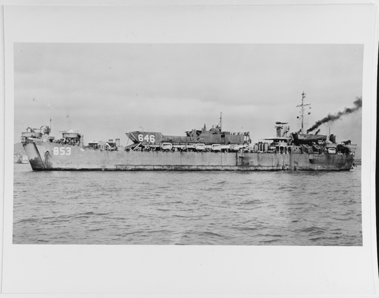 USS LST - 853 (later: KANE COUNTY)