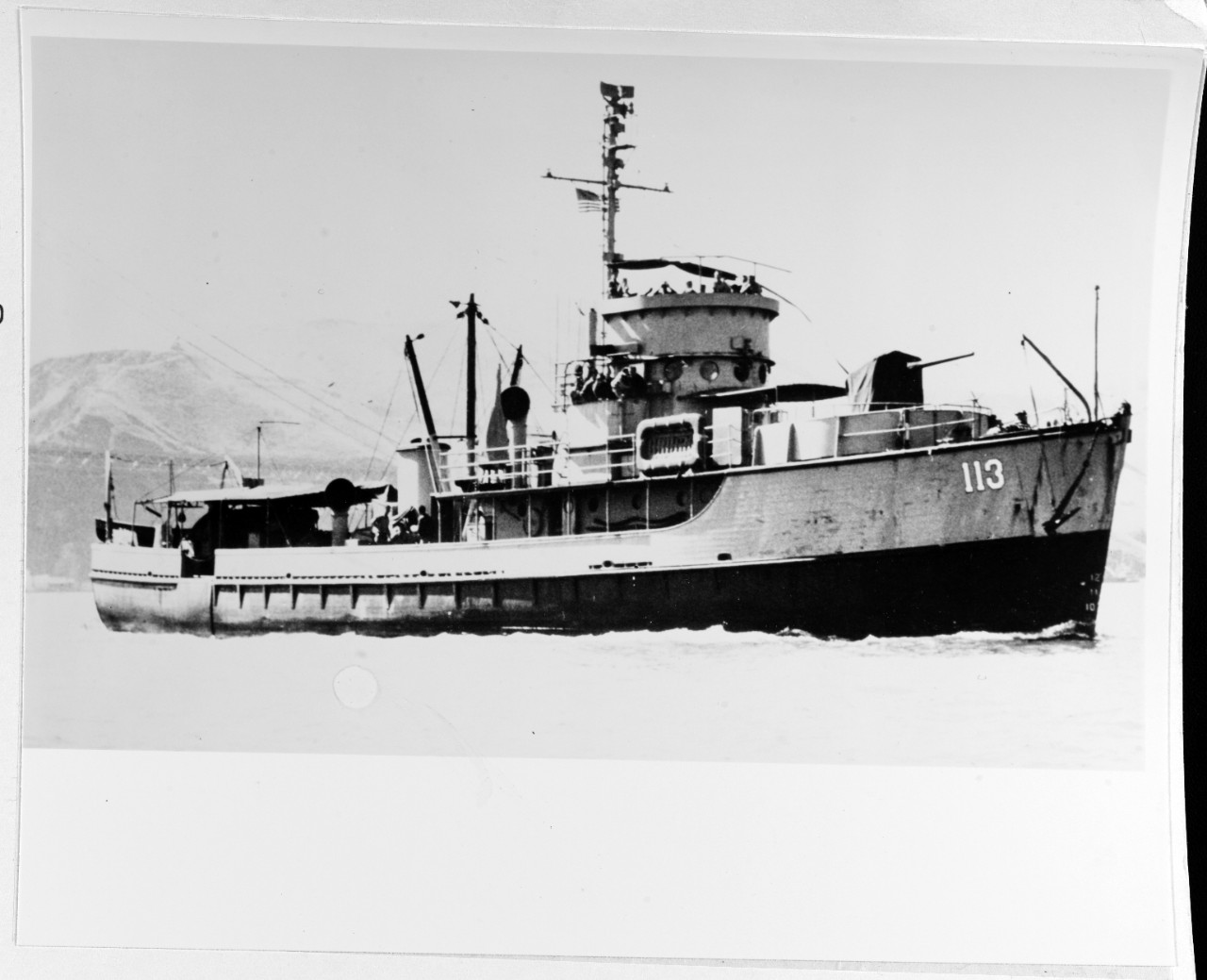 USS YMS-113 (later: BRANT, AMS-43) 