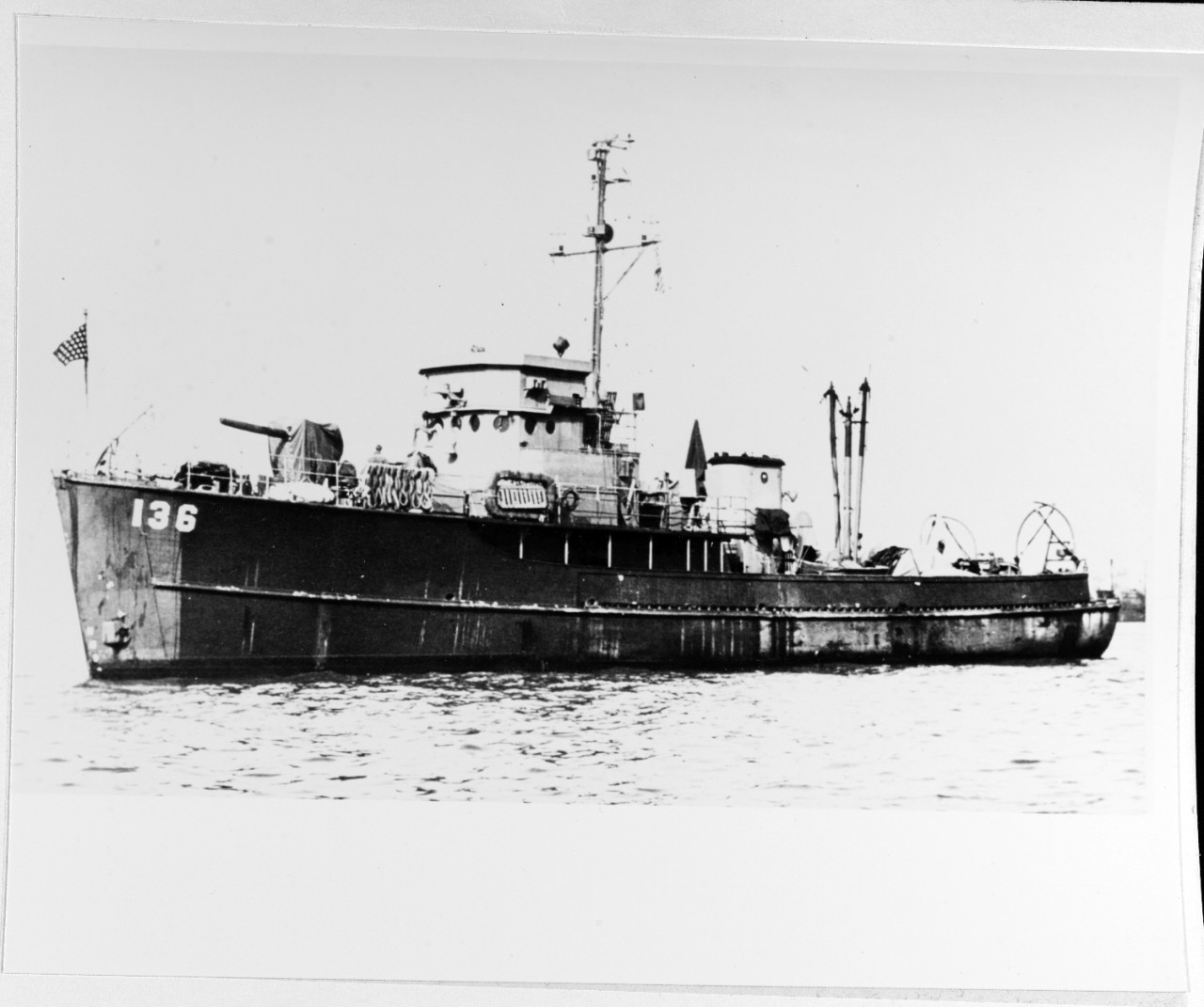 USS TMS-136 (later: EGRET, AMS-46) 