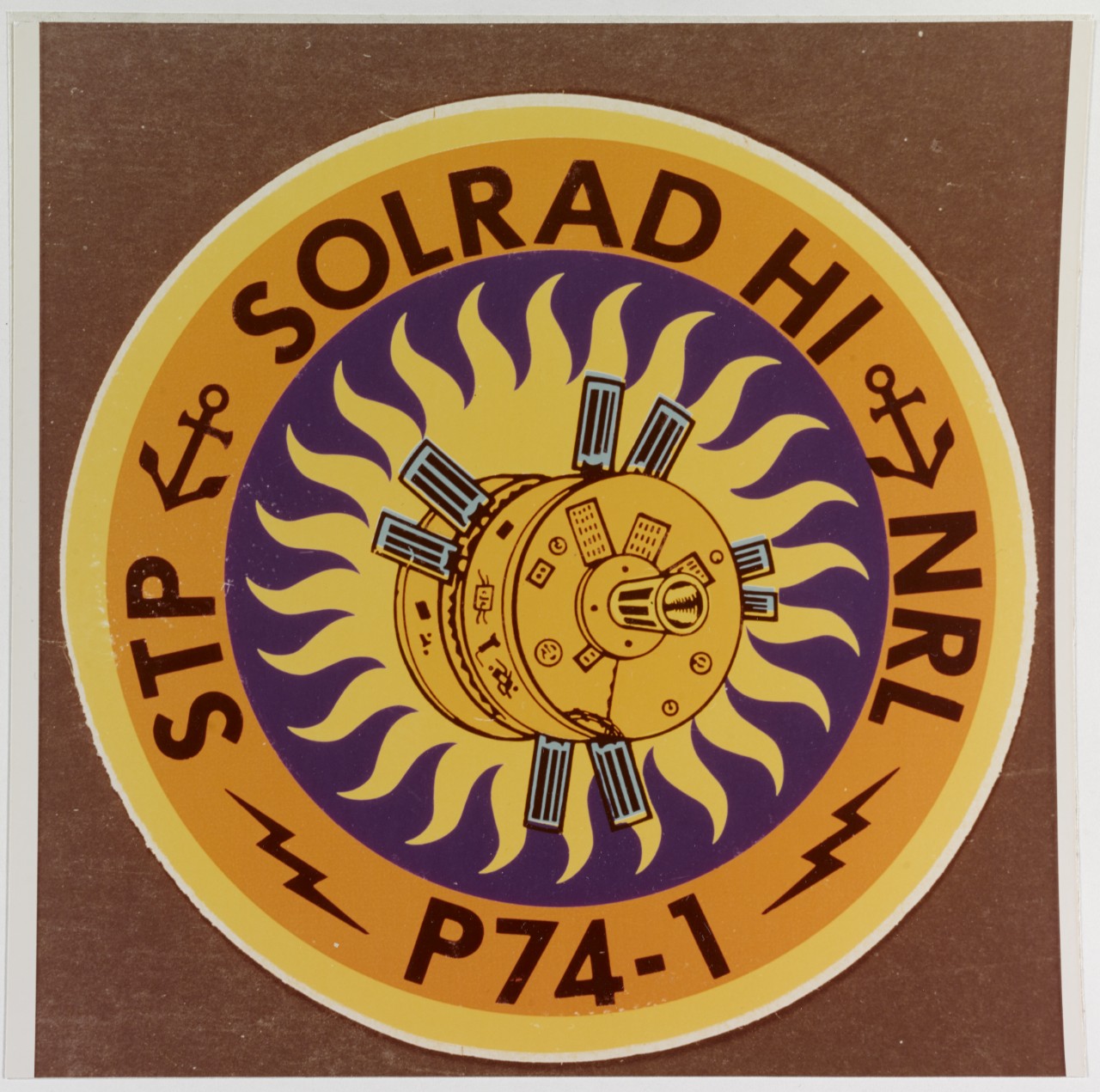 Insignia: SOLRAD Hi Satellite Project, Naval Research Laboratory