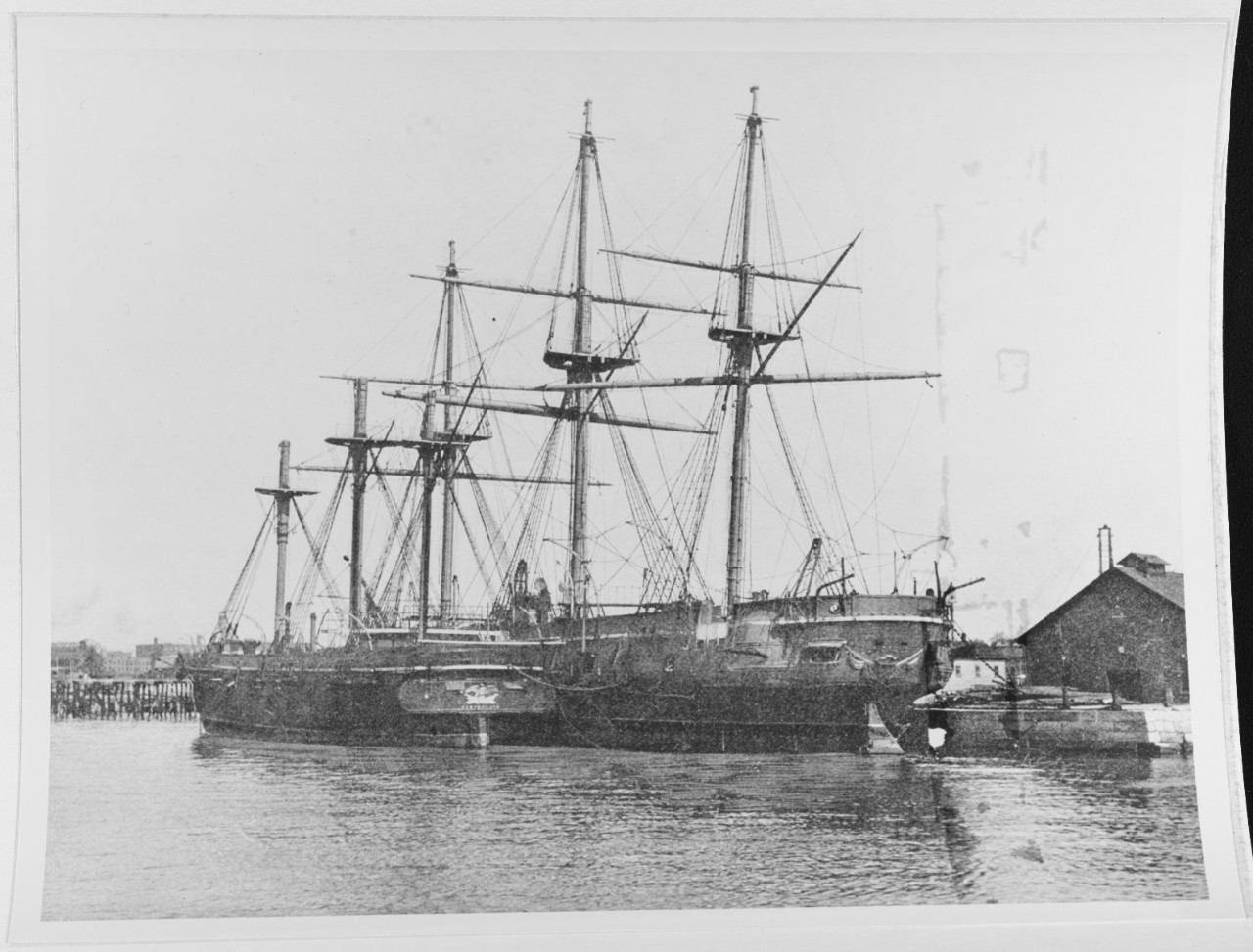 USS PORTSMOUTH (1843-1915) and USS LANCASTER (1859-1919)