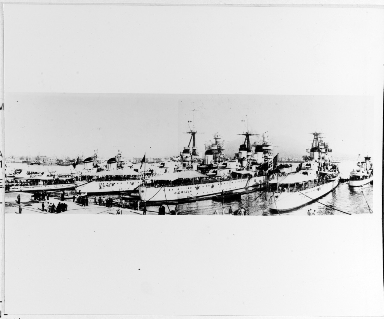 Italian Cruisers and Destroyers at Naples