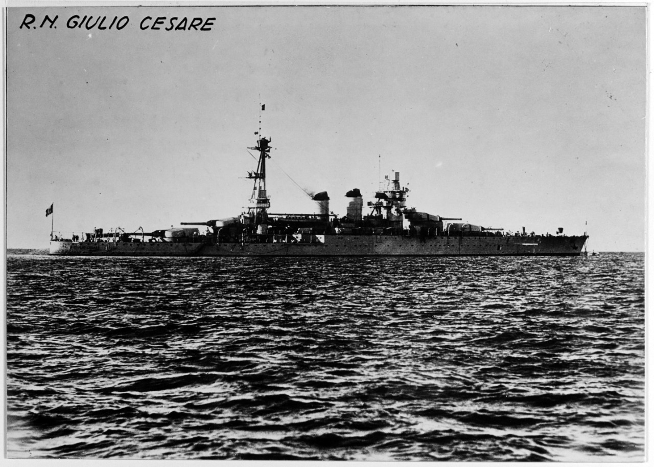 GIULIO CESARE (Italian Battleship, 1911-55)